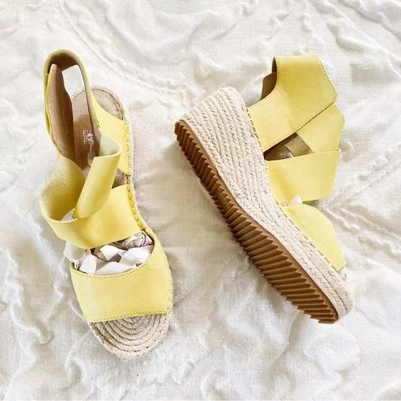 Eileen Fisher Willow Espadrille Wedge Sandal Size 8.5 New - Picture 5 of 7